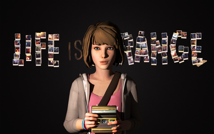 Max Caulfield from Life Is Strange holding a camera