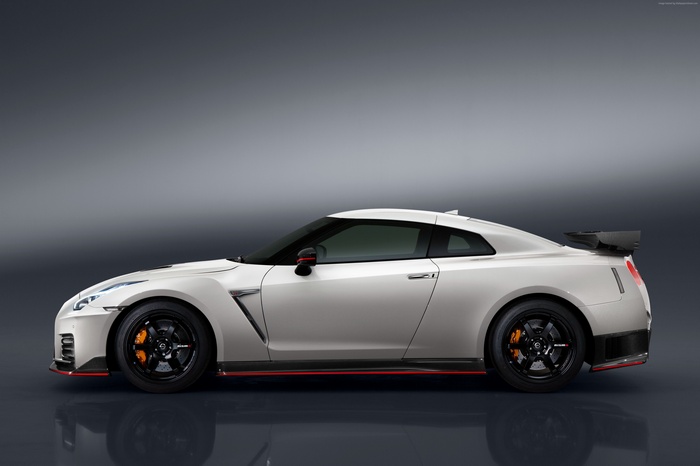 White Nissan GT-R Nismo Sport Car
