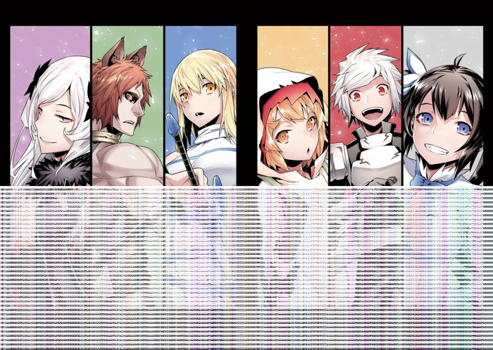 Characters from Dungeon ni Deai wo Motomeru no wa Machigatteiru Darou ka