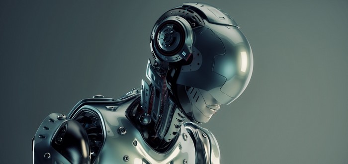 Artwork of a futuristic robot sculpture