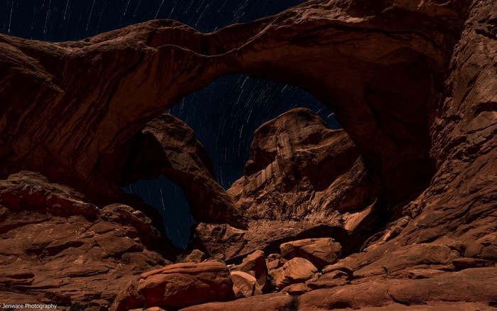 Double Arch at Night, Arches National Park