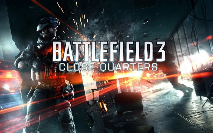 Battlefield 3 Close Quarters video game cover
