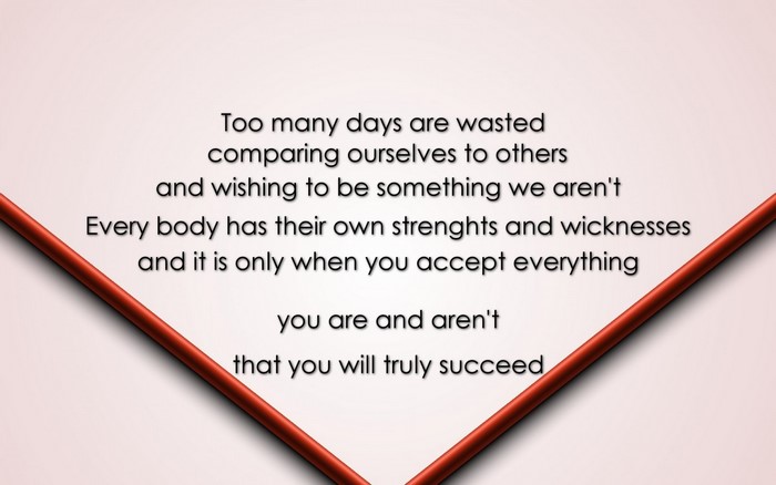 Quote about self-acceptance and success