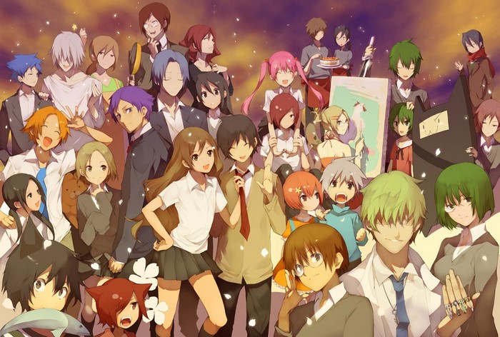 Group of anime characters from Horimiya
