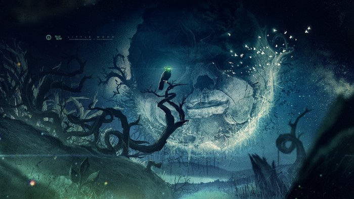 Little Moon Digital Art by Valpnow