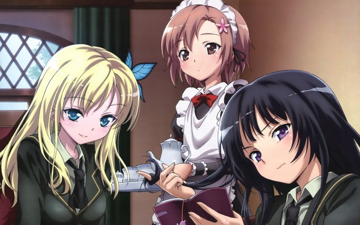 Mikazuki Yozora, Kashiwazaki Sena, and Kusunoki Yukimura from Boku wa Tomodachi ga Sukunai