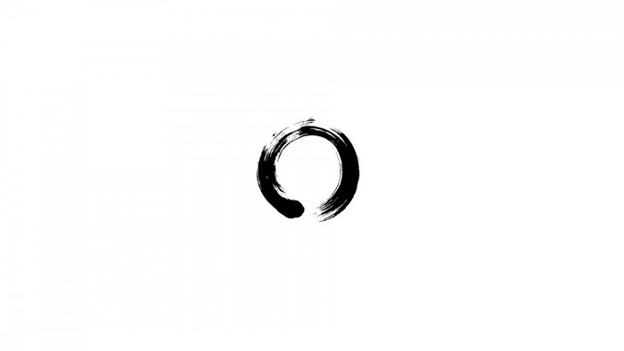 Black Zen Circle Logo