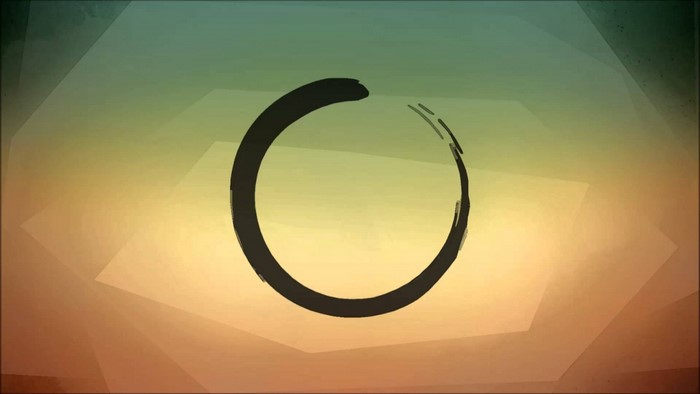 Zen circle illustration