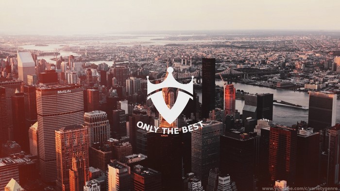 New York City Skyline with "Only the Best" Logo