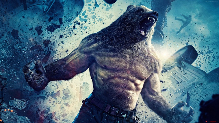 Bear superhero from The Guardians