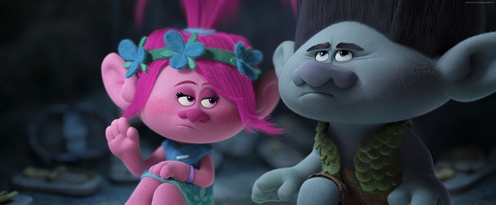 Poppy and Branch from Trolls