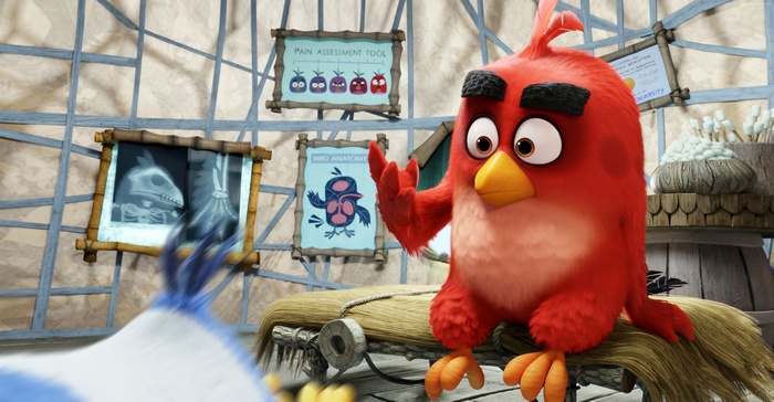 Red from The Angry Birds Movie