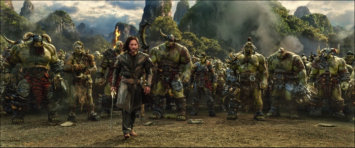 Anduin Lothar and Orcs from Warcraft