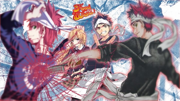 Food Wars! Shokugeki no Soma characters in battle