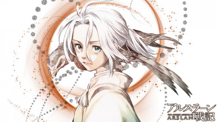 Arslan Senki illustration of a young warrior with birds