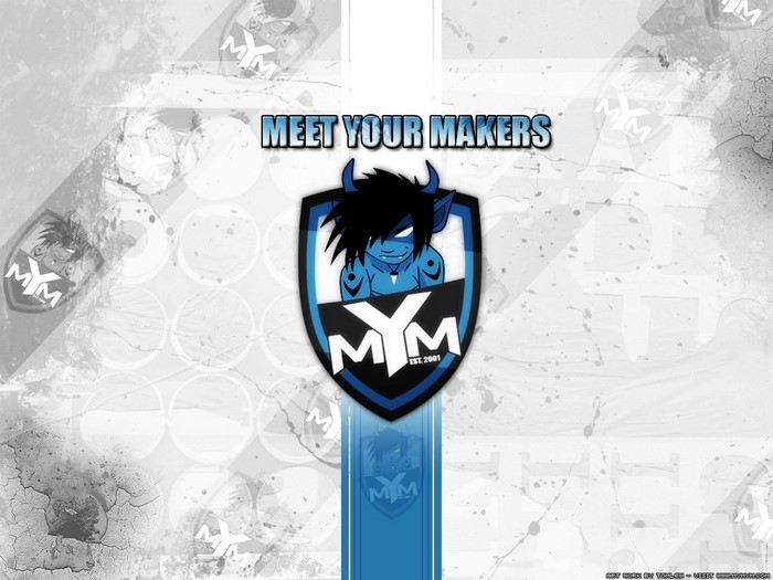 Meet Your Makers logo with blue creature