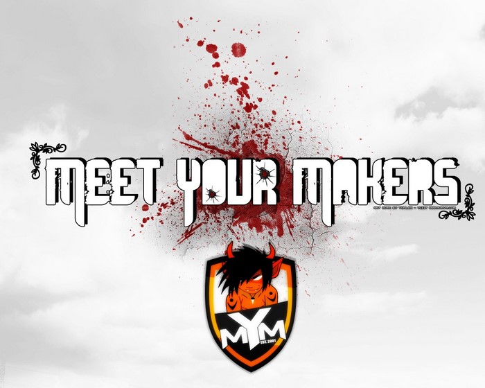 Meet Your Makers logo with blood splatters