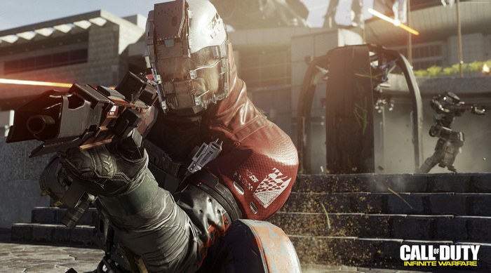 Call of Duty: Infinite Warfare Soldier Firing Weapon