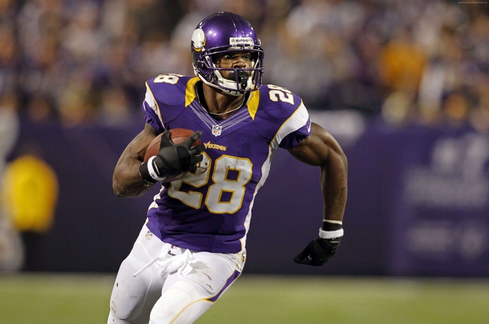 Adrian Peterson of the Minnesota Vikings
