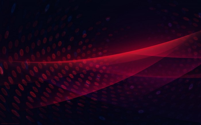 Abstract red and dark background with circles