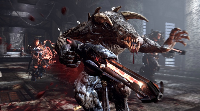 Monster with gun in Unreal Tournament 4