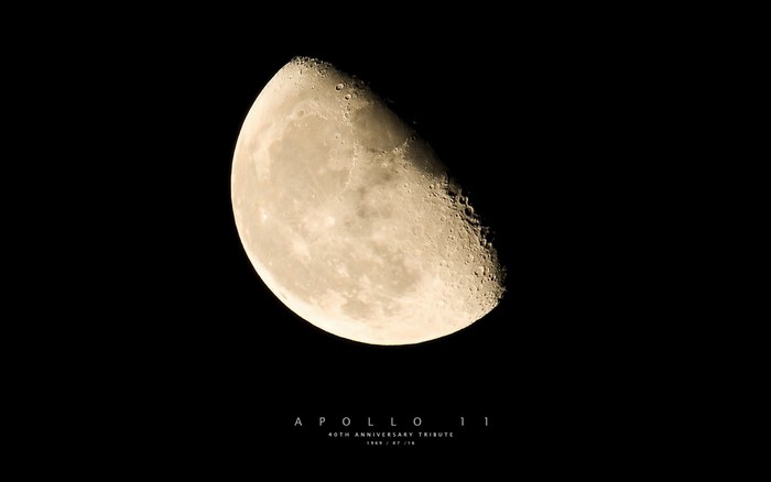 Apollo 11 40th Anniversary Tribute Moon