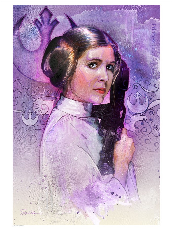 Princess Leia from Star Wars Portrait