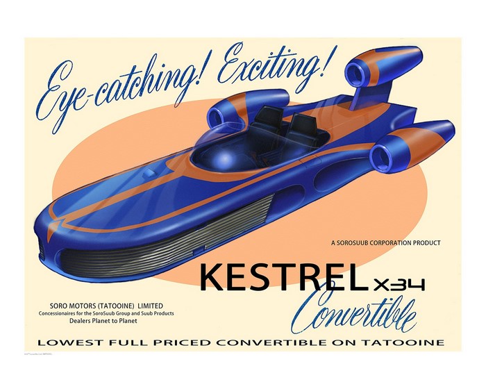 Kestrel x34 Convertible from Star Wars