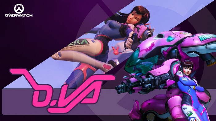 D.Va from Overwatch with her MEKA