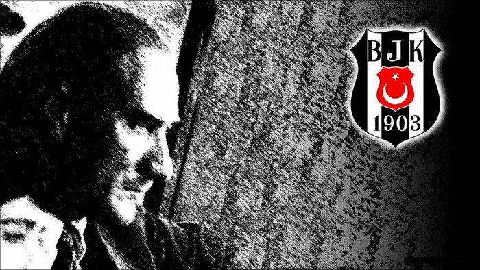 Mustafa Kemal Atatürk and Beşiktaş J.K. logo