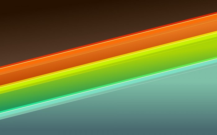 Abstract diagonal lines with brown, orange, green, and blue colors
