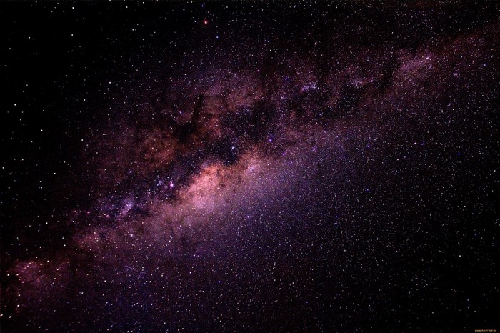 The Milky Way galaxy in deep space