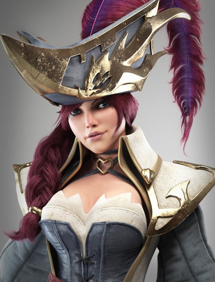 Miss Fortune from League of Legends fan art