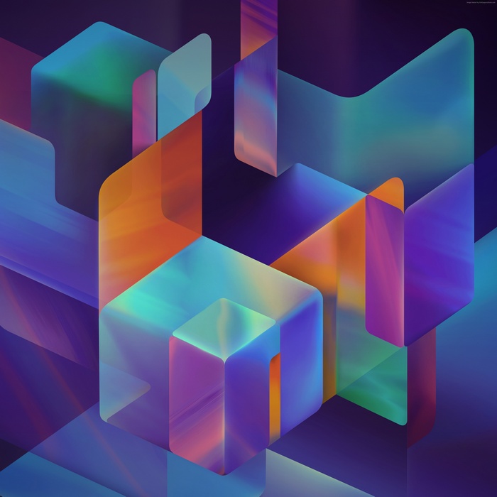 Abstract 4K Cubes Wallpaper