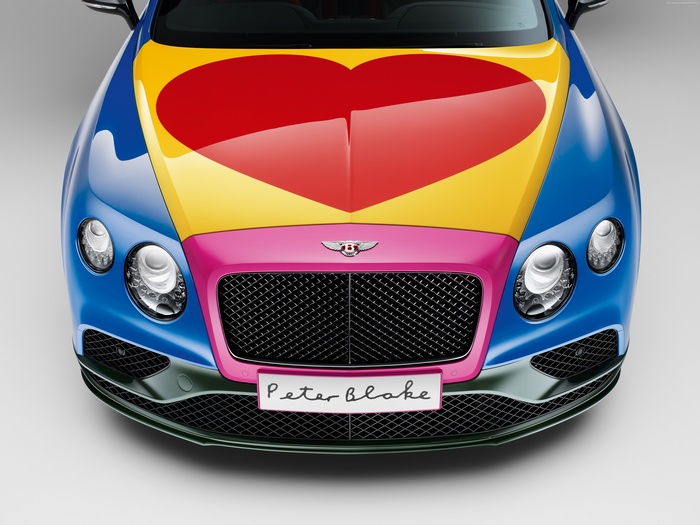 Peter Blake Bentley Continental GT with Heart Design