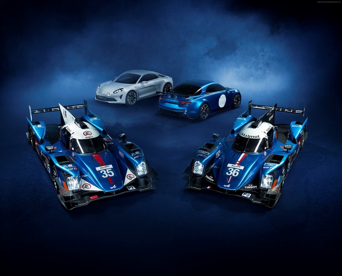 Renault Alpine A460 LMP2 cars at Le Mans