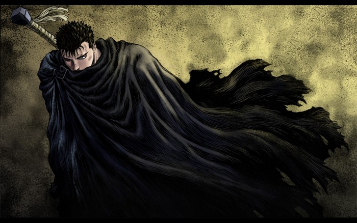 Guts from Berserk with a large sword