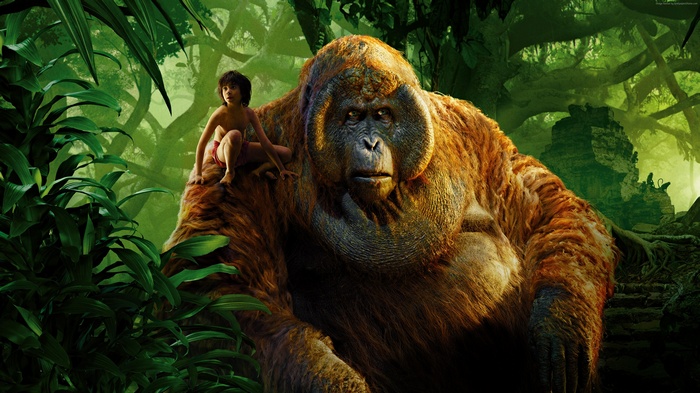 King Louie from The Jungle Book with Mowgli