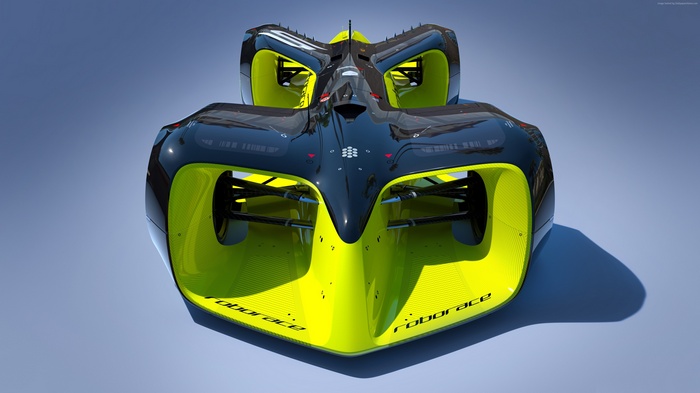 Roborace electric race car designed by Daniel Simon