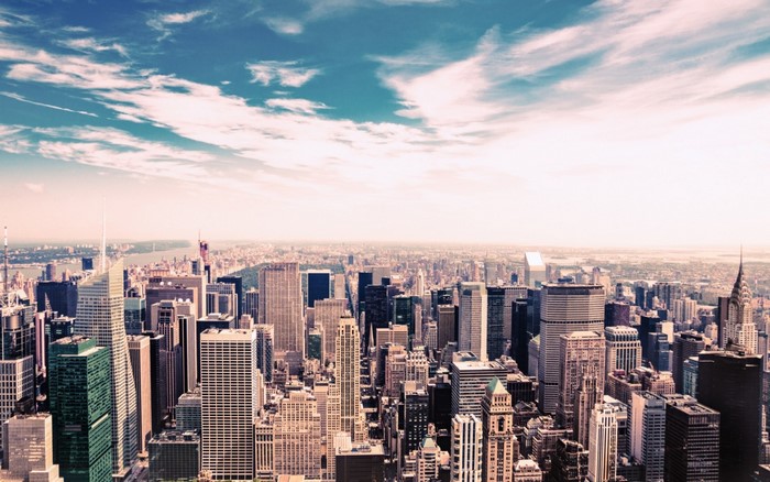 New York City Skyline at Dusk