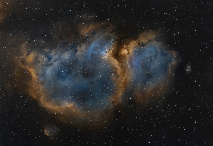 The Heart Nebula in Cassiopeia