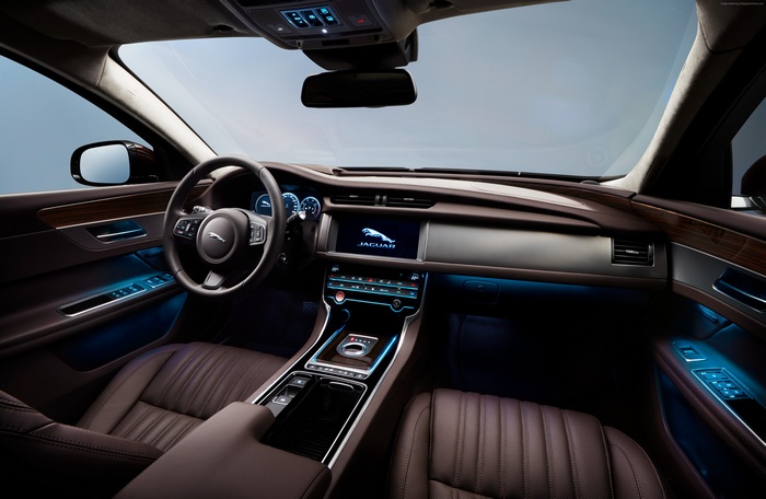 Jaguar XFL Interior at Auto China 2016
