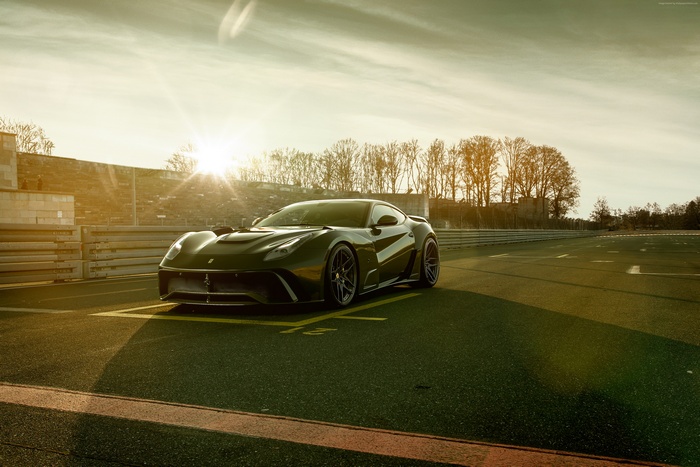 Novitec Rosso Ferrari F12 Berlinetta N-Largo S on Track