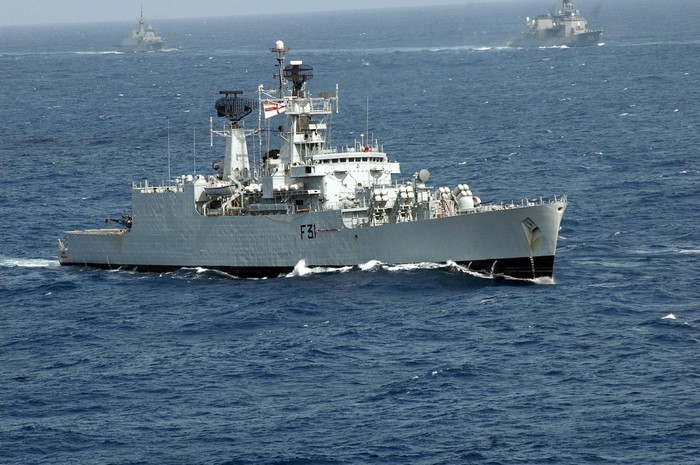 #1093791 ship, sea, vehicle, Indian Navy, warship, frigates, Destroyer