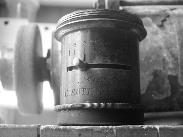 E. Suter Basel mechanical counter