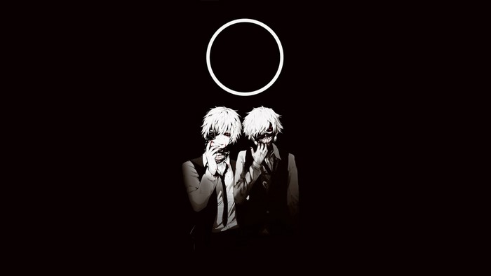 Two Kaneki Ken from Tokyo Ghoul re