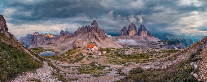 Majestic Alps Mountains and Serene Lake in Italy