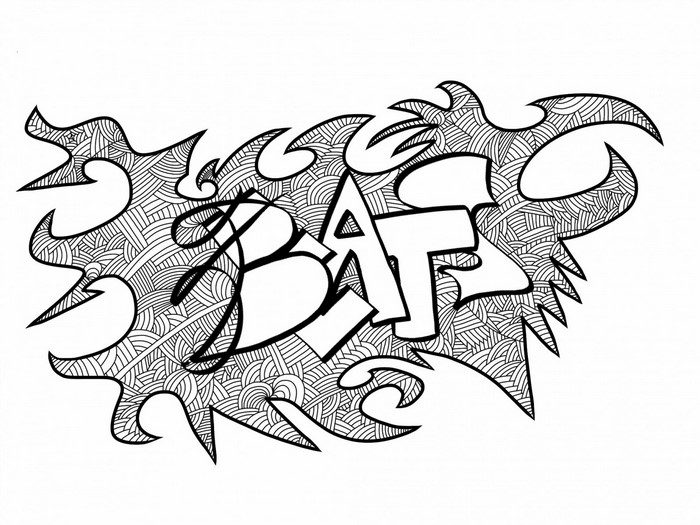Graffiti art with the word BEATS