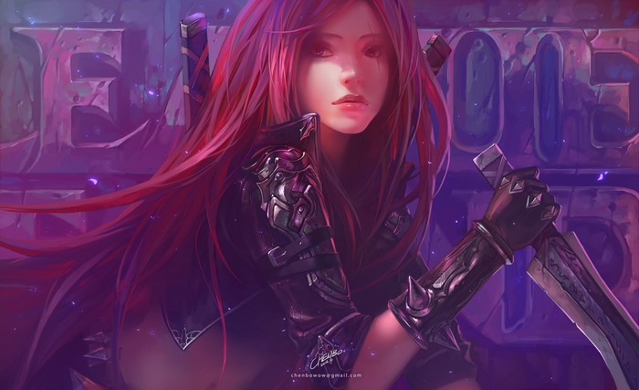 Katarina from League of Legends fan art