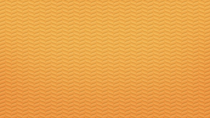 Orange and yellow herringbone pattern